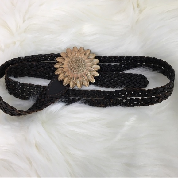 Navasota VTG Braided Sunflower Adjustable Belt L - Picture 8 of 8